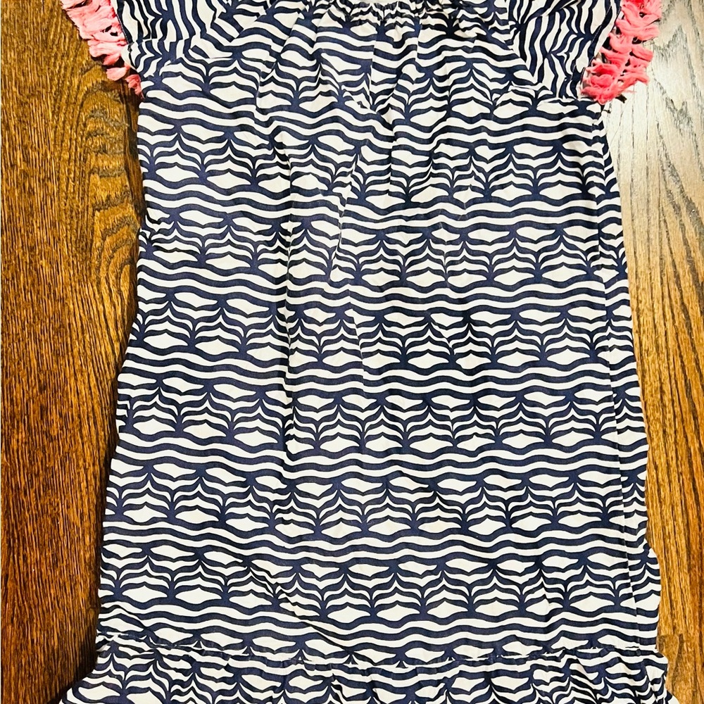 Vineyard Vines Navy and White Kids Casual Dress